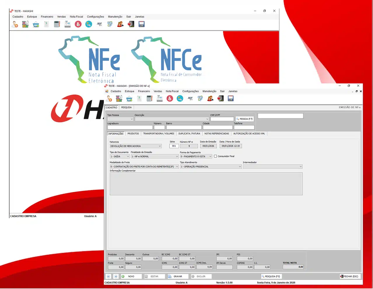 Sistema de automação comercial